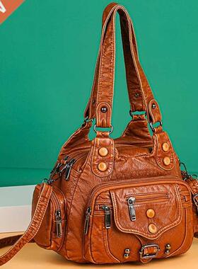 New Fashion High Quality Woman Messenger Bag Luxury Soft Lea