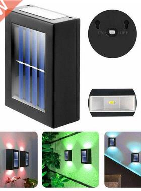 Outdoor Solar Wall Lights for Deck Patio Stairs Yard Solar
