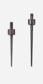2pcs M2.5 tungsten steel sharp head Dial gauge probe,