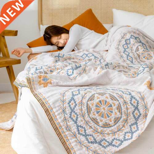 Gauze Towel Blanket Pure Cotton Single Summer Thin 100%