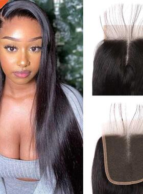 1x4 4x4 Frontal Brazilian Straight Human Hair Transparent L