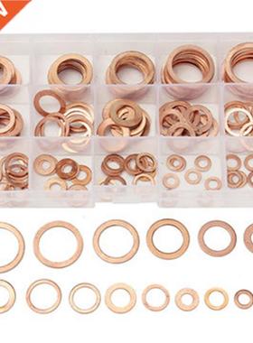 150 Pcs Solid Copper Washers Sump Plug Assorted Washer Set B