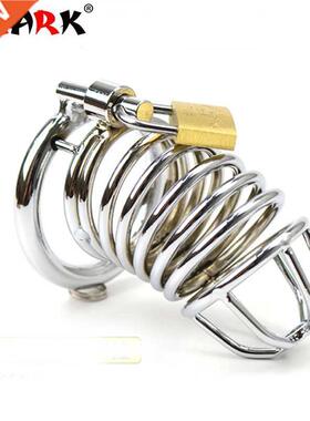 Male Stainless Steel Chastity Cage Device Belt Bird Metal Ca