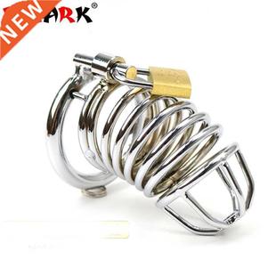 Male Stainless Steel Chastity Cage Device Belt Bird Metal Ca