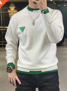 Autumn Winter Casual Men's Sweater Long Sleeve Slim Knitted