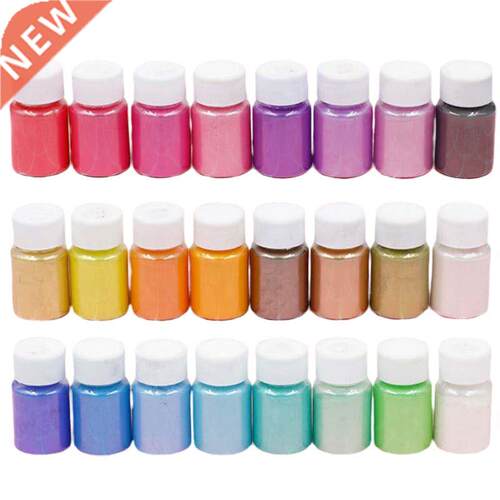 24 Pcs/set Perlescent Powder Glitter Slime DIY Crfts