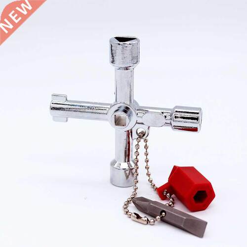 Multifunction 4 Ways Universal Triangle Wrench Key Plumber K