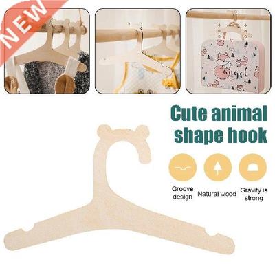 5/10 Pcs Baby Hanger Rack Wooden Clothes Hanger Home Girls