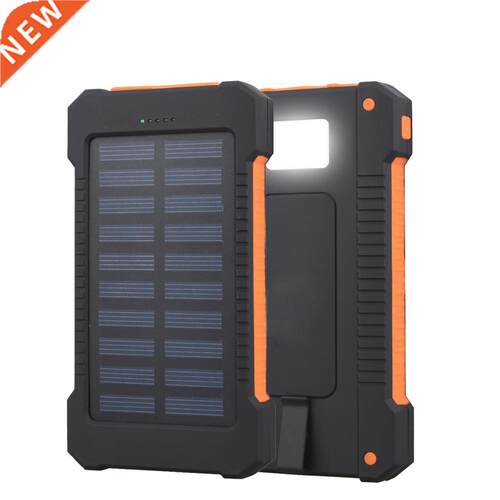 20000mAh Solar Power Bank Waterproof Solar Charger Dual USB
