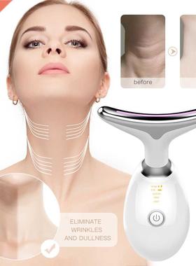 Neck Massager 3 Colors Led Facial Eyes Lifting Wrinkle Remov