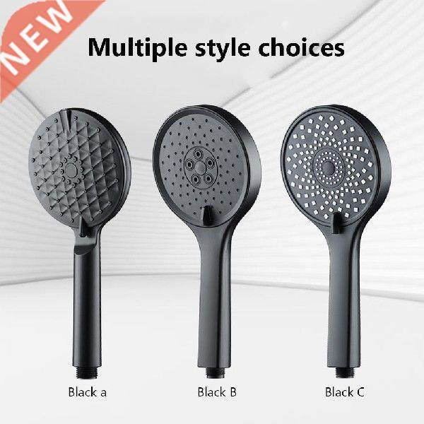 models matte black square/round handshower rainfall