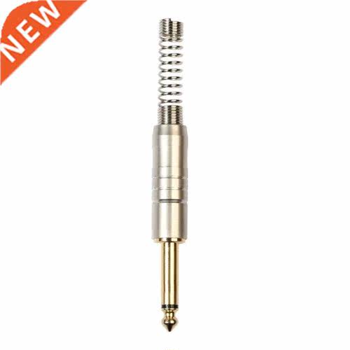6.35mm Welding Plug Mono Gold-Plated Plug for Welding Variou