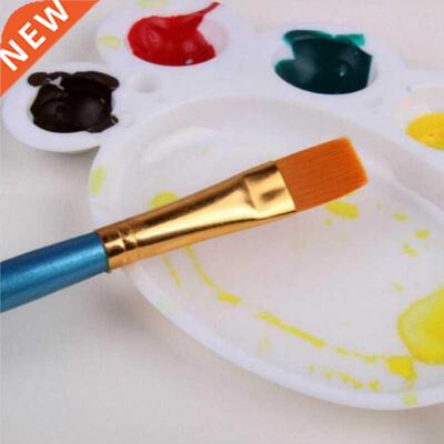 10Pcs/Set Paint By Numbers Brushes Watercolor Gouache Paint