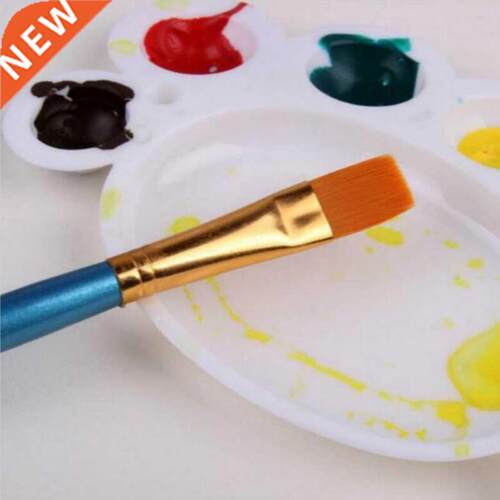 10Pcs/Set Paint By Numbers Brushes Watercolor Gouache Paint