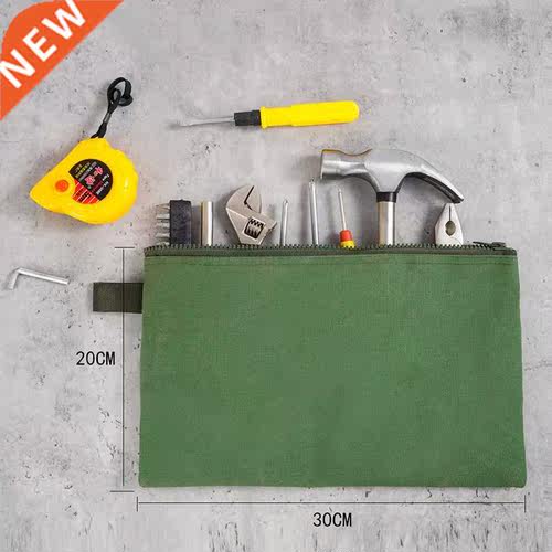Portable Tool Storage Bags Waterproof Canvas Zipper