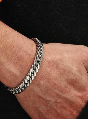 Hip Hop Men's Bracelets On Hand Cuban Link Chain 2021 Haraju