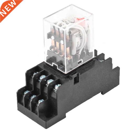 DC 24V Coil Volt 4PDT 14 Pin Terminal ElectroRelay HH54P