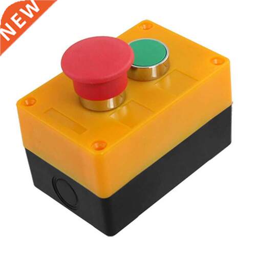 Red-Mushroom Green-Flat Momentary Push Button Swtch Control