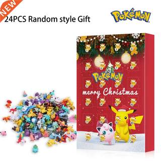 24 PCS NEW Pokemon Advent Calendar Box Action Figure Toys