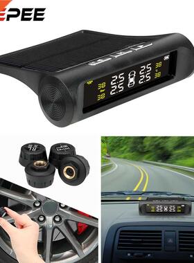 Solar Power Car TPMS Tyre Pressure Monitoring System Auto Se