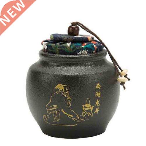 Tea Container jar Kitchen Drinkware Home Decor Ceramic Tea