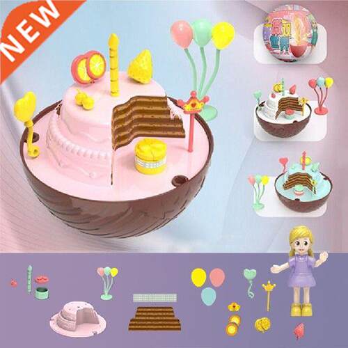Random Color Plastic Mini Mini World Series Dollhouse