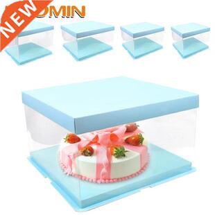HOOMIN Wedding Party Cake 1Pcs 6/8/10 inch Transparent