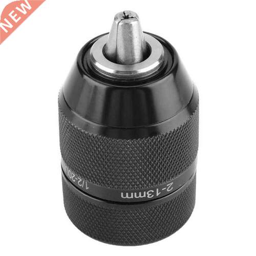 Keyless Drill Chuck Adapter 1/2-20UNF Mount 2-13mm Self-Tigh