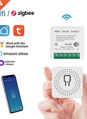 16A MINI Wifi / Zigbee Smart Switch DIY 2-way Control Relay