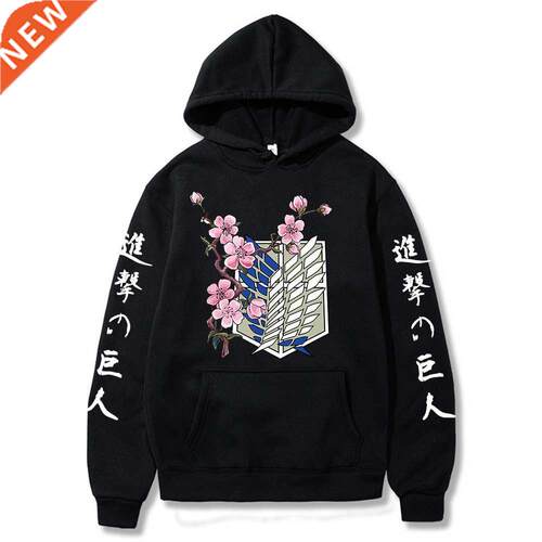 Anime Attack on Titan Printed Long Sleeved Hoodie Men Women