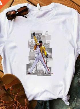 Freddie Mercury T irt Wom en Hip Hop 2020 Harajuku Tirt