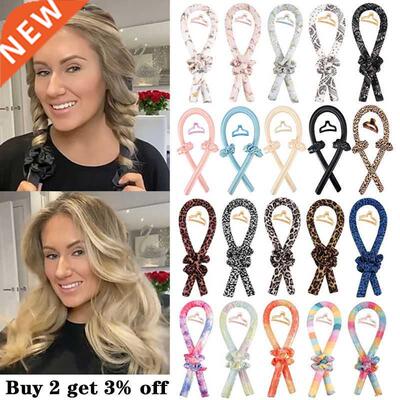 Slik Satin Heatless Hair Curler Headband for Women Hair Wrap