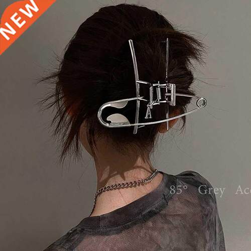 Large pin metal hairpin back head grabbing clip net celebrit