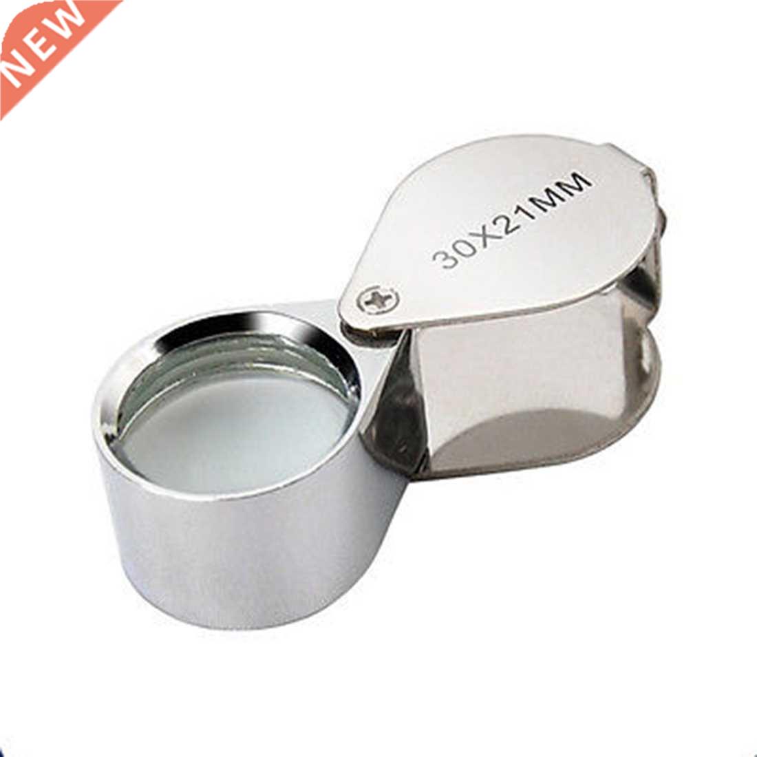 30X Eye Magnifier Jewelry Coins Stamp Loupe Magnifier Triple - 实物图