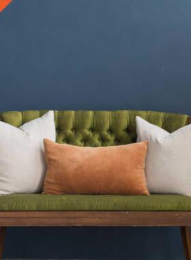 Cozy Velvet 0×50 Cushion Cover Lumbar Pillows Solid White