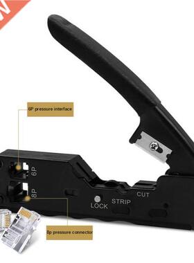 Cat7 Cat8 Tail Clip RJ45 Connector Crimping Pliers Cat5e Cat