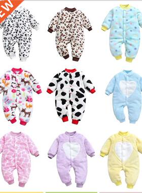 Baby Girl Boy Thick Romper Warm Winter Newborn Infant Baby L