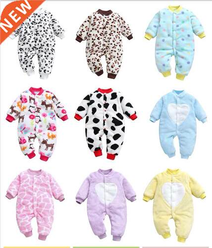Baby Girl Boy Thick Romper Warm Winter Newborn Infant Baby L