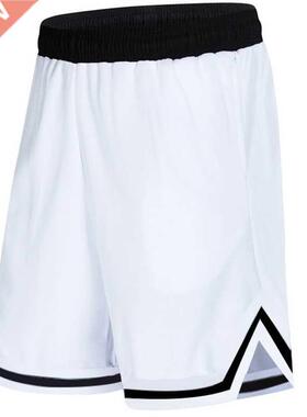 2021 Men	s New Black/White Basketball Shorts Causal H
