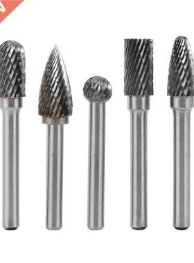 5x Tungsten Carbide Rotary Cutting Burr Grinder Bit 1/4 inch