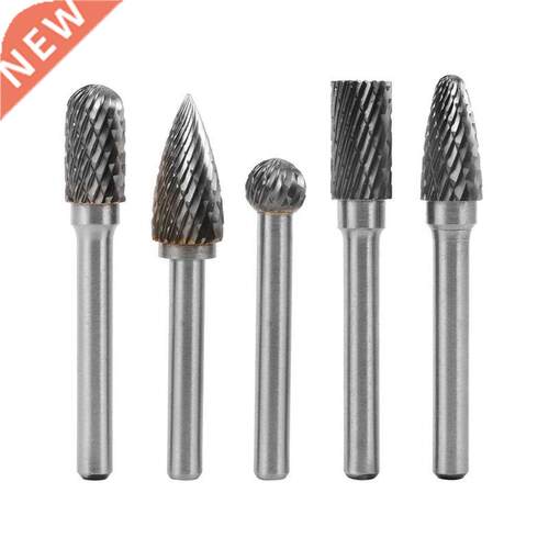 5x Tungsten Carbide Rotary Cutting Burr Grinder Bit 1/4 inch