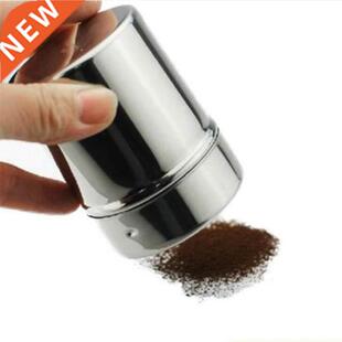 New 1Pc Stainless Steel Sprinkle Cocoa Cinnamon Sugar Gauze