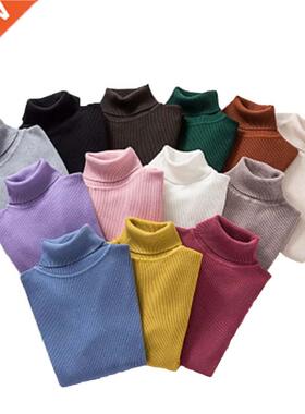 New Winter Women Knitted Turtleneck Sweater Casual Soft -nec