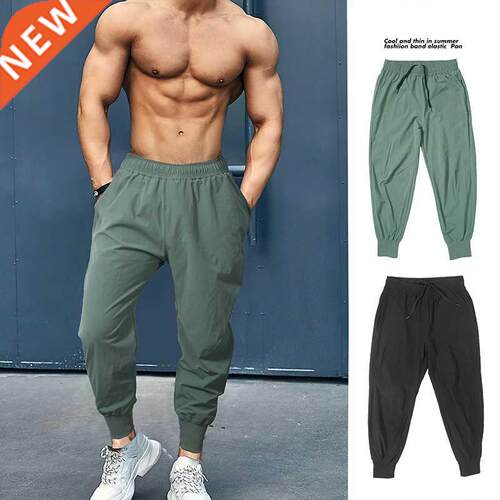 Mens Joggers Pants Summer Fashion Sweatpants Streetwear Fitn