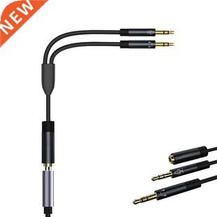 Headphone Splitter Earphone Adapter Audio .5mm to 2 Male J