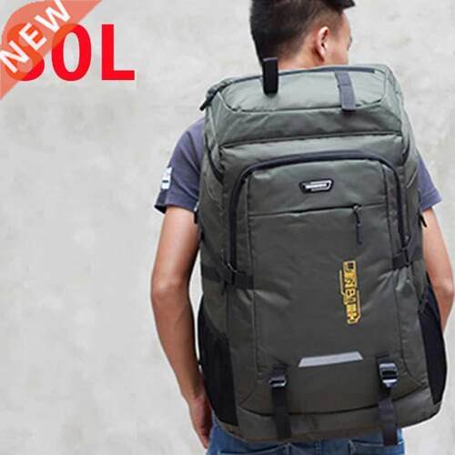 80L 50L Men's Outdoor Backpack Climbing Travel Rucksack Spor