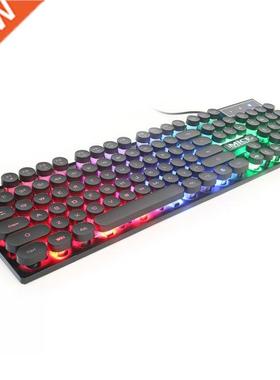 2021 New USB Wired Gaming Keyboard 104 Keys RGB Backlit Mech