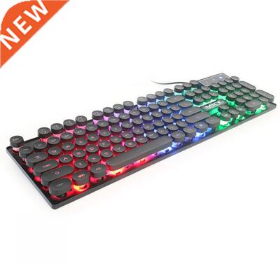 2021 New USB Wired Gaming Keyboard 104 Keys RGB Backlit Mech