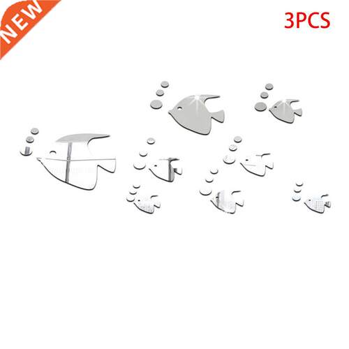 3 Pieces New Removable Sea Fi Bubble Wall Sticker 3D