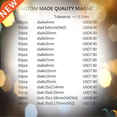 Small Neodymium Iron Boron Magnets quality round super stron